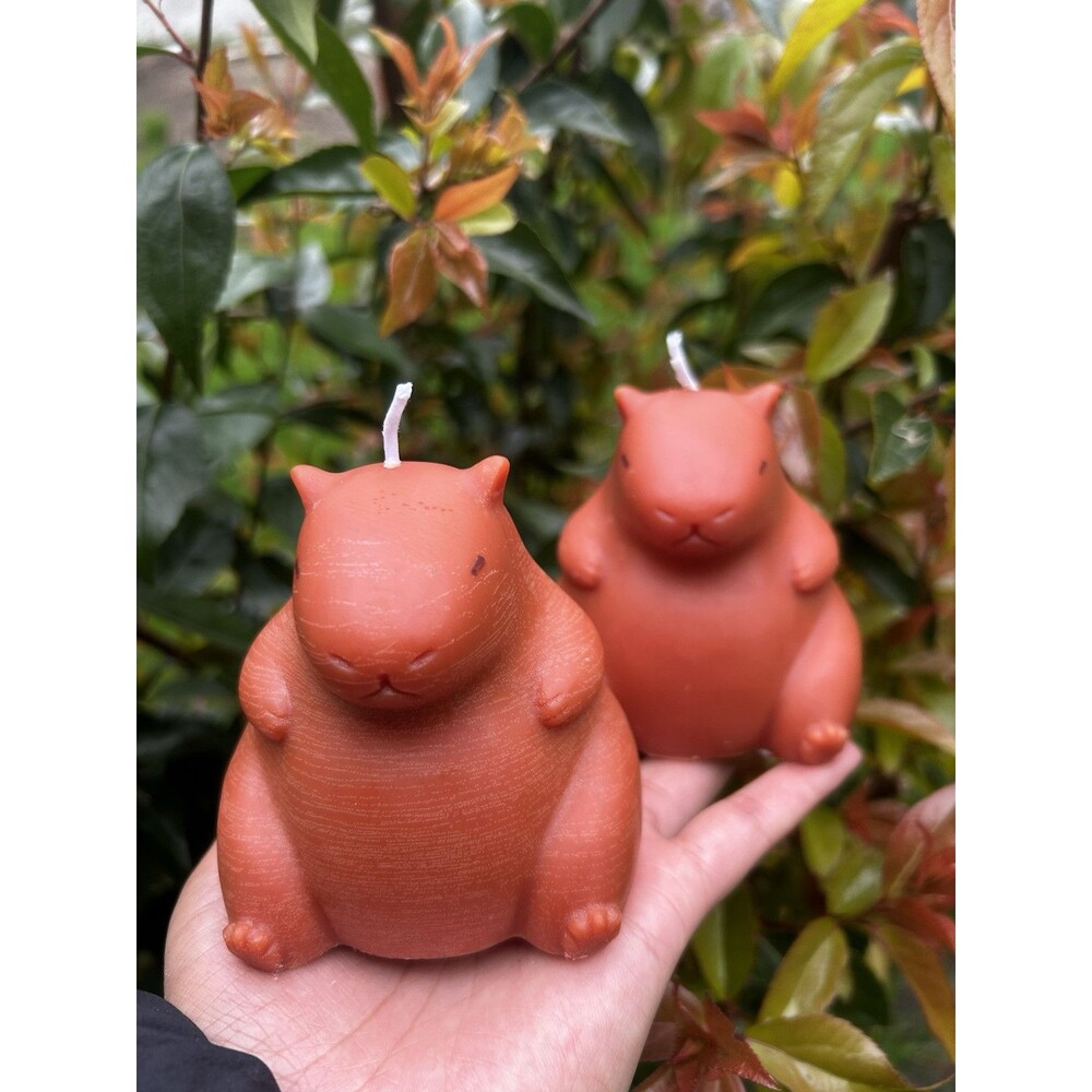 Capybara Candle/ Handmade Candle/ Hamster Candle/ Rodent Candle/ Easter Gift/rat